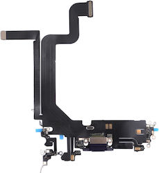 Cablu flexibil pentru portul de încărcare Iphone 14 Pro Max, culoare mov