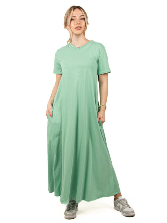 Rochie T-dress verde mentă