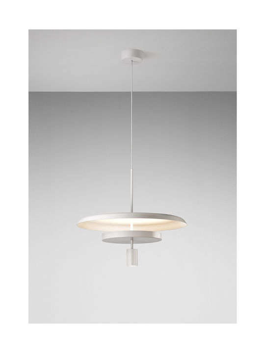 Prandina Pendant Light LED with Warm White Light White