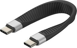 Techly USB 2.0 USB-C мъжки - USB-C мъжки 100W 0.124м (ICOC-USBC-FL-U4) Techly USB 2.0 USB-C мъжки - USB-C мъжки 100W 0.124м (ICOC-USBC-FL-U4)