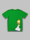 Pegasus The Simpsons T-shirt Зелен Памучен