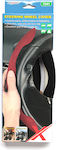 Maxeed Car Steering Wheel Cover with Diameter 37cm Black with Black Seam