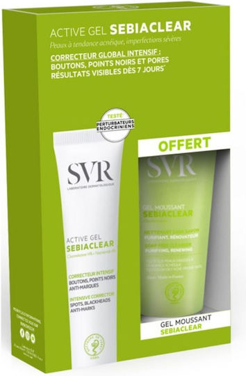 Svr Sebiaclear Duo Pack Active Gel 40ml + Cleansing Mousse Gel 55ml