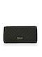 Large Leather Women's Wallet Classic with RFID Black