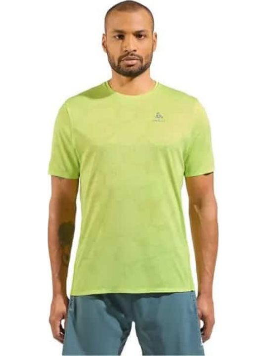 Odlo Zeroweight Athletic T-shirt Sharp Green Me...