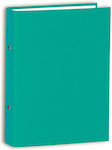 Skag Clipboard with 2 Rings 2/25 for Paper B5 Turquoise 1pcs