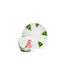 Excelsa Christmas Plate Porcelain Brown