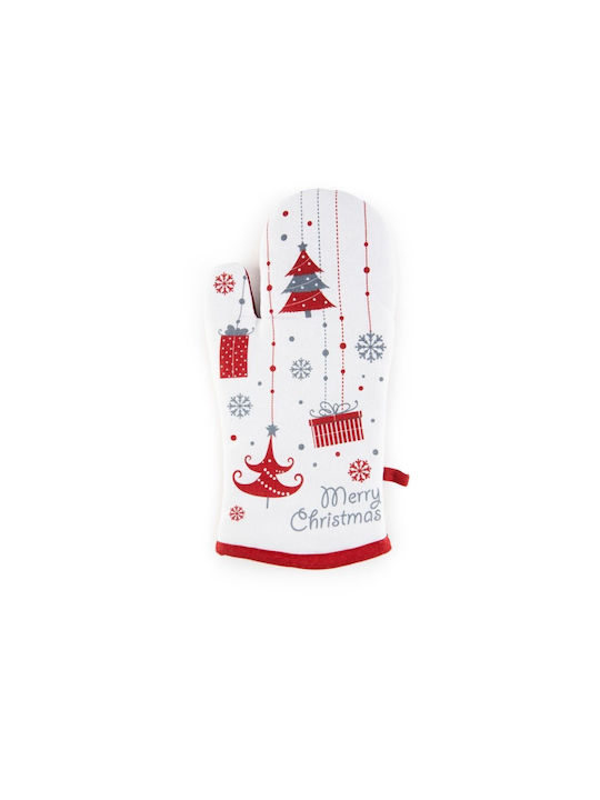 Excelsa Christmas Oven Mitt Fabric