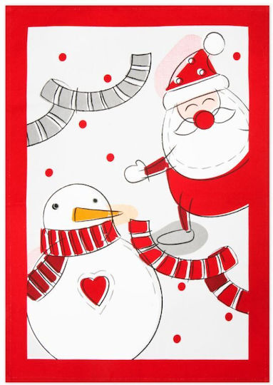 Excelsa Snowman Pattern Towel
