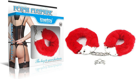 Boss Of Toys Handschellen in Rot Farbe