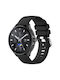 Xiaomi Watch S3 Γυαλιστερή Επιφάνεια Σιλικόνης Watch Band Μαύρο