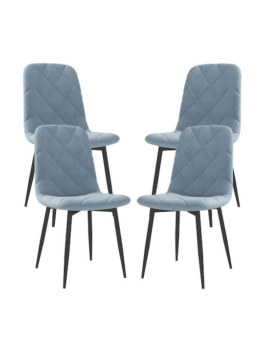 Stühle Küche Blue 4Stück 45x54x87cm