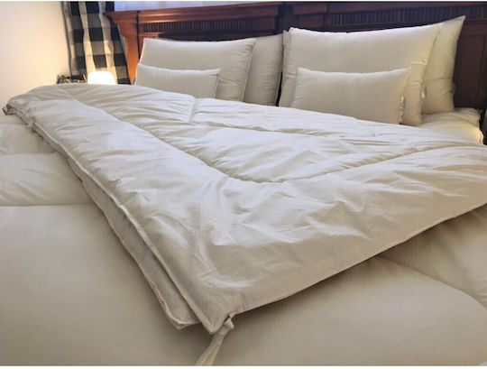 Valeria Home Σετ Πάπλωμα Μονό Μάλλινο 160x200εκ. Merino Merino