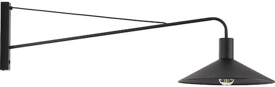 TK Lighting Modern Leuchte Wand mit Fassung E27 Schwarz 103cm