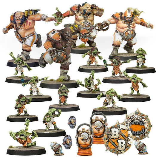 Blood Bowl Ogre Team Fire Mountain Gut Busters