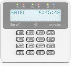 Satel Fără fir Tastatură de control acces securitate cu ecran în Alb Culoare PRF-LCD-A2