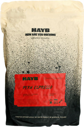 Кафе Еспресо Арабика Перу Hayb Зърна 1кг