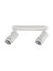 TK Lighting Διπλό Σποτ με Ντουί GU10 σε Λευκό Χρώμα