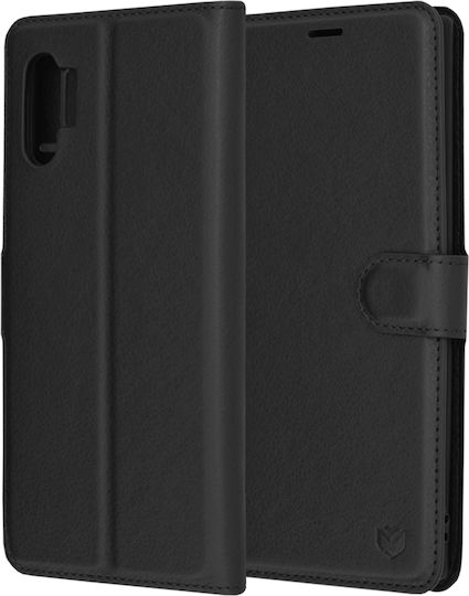 Techsuit Book Leather Black (Galaxy Note 10+)