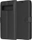 Techsuit Book Leather Black (Google Pixel 8 Pro)