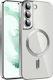 Techsuit Umschlag Rückseite Silikon Silber (Galaxy S21 FE 5G)