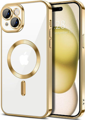 Techsuit Back Cover Silicone Gold (iPhone 15)