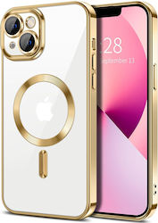 Techsuit Back Cover Silicone Gold (iPhone 13)