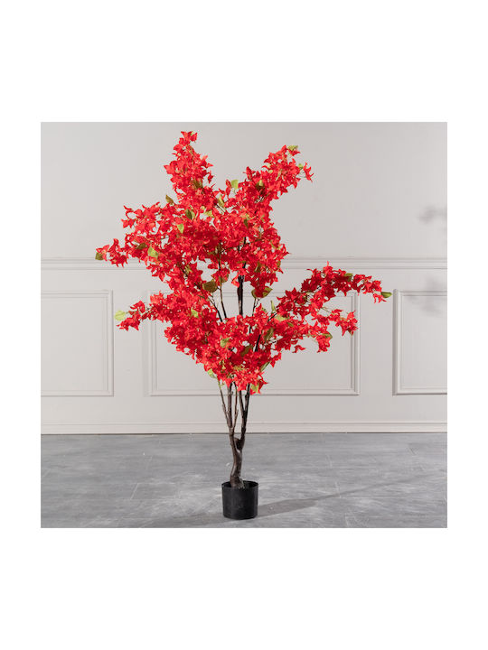 Arbore Artificial de Exterior Bougainvillea Red...