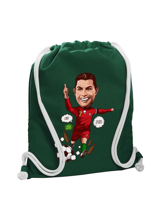 Koupakoupa Cristiano Ronaldo Τσάντα Πλάτης Γυμναστηρίου Πράσινη