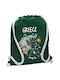 Koupakoupa Χάρτης Ελλάδος Gym Backpack Green