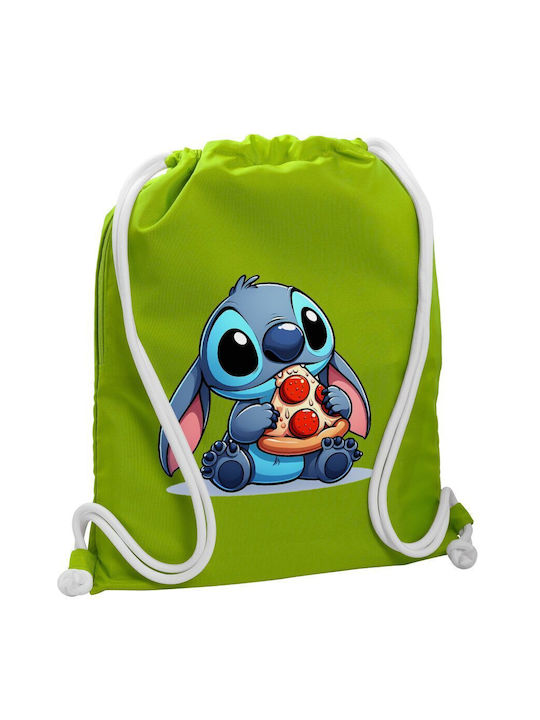 Koupakoupa Stitch Pizza Детска Раница Зелена
