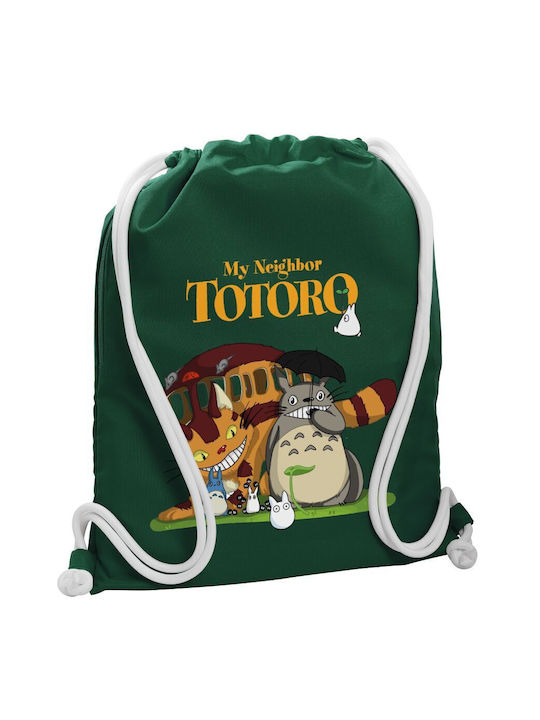 Koupakoupa Totoro And Cat Gym Backpack Green