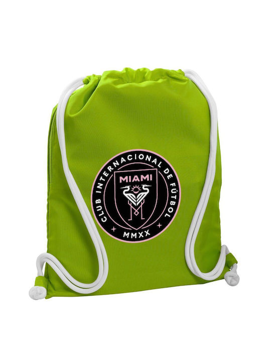 Koupakoupa Ίντερ Μαϊάμι (inter Miami Cf) Τσάντα Πλάτης Γυμναστηρίου Πράσινη