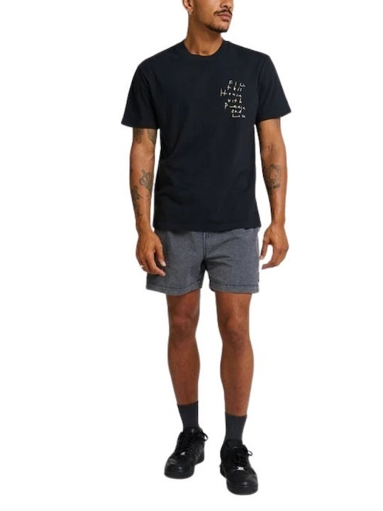 Deus Ex Machina Men's Short Sleeve T-shirt BLACK