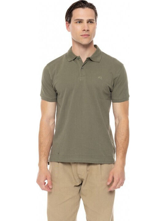 Splendid Splendid Herrenblusen Kurzarm Polo Khaki