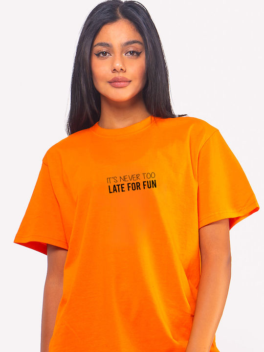 The Lady Feminin Tricou orange