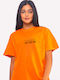 The Lady Γυναικείο T-shirt Πορτοκαλί