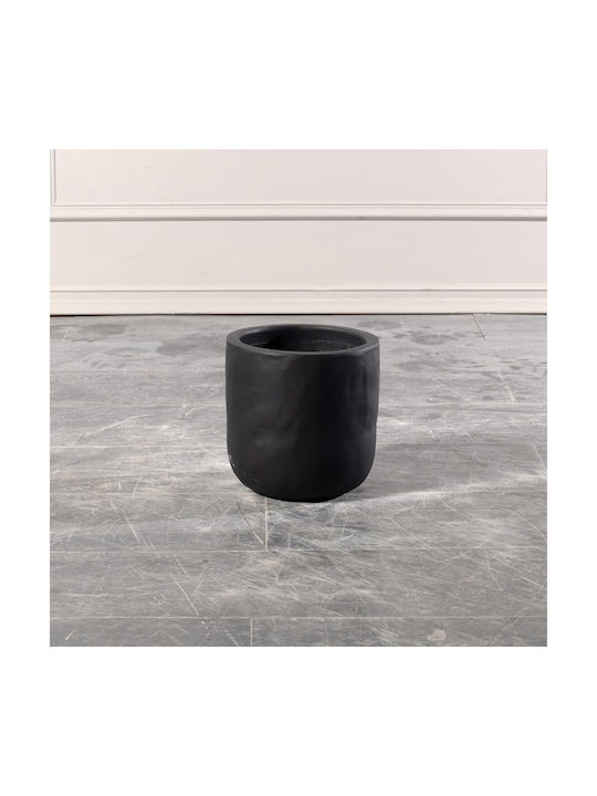 Supergreens Flower Pot 25x25cm in Black Color A-4470-8