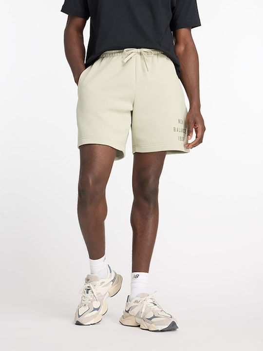 New Balance Sportliche Herrenshorts Olivine olive oil