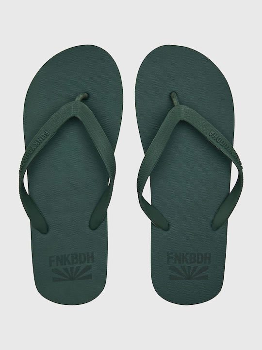 Funky Buddha Herren Flip Flops Grünes