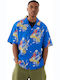 Resort Short-sleeved Shirt Blue