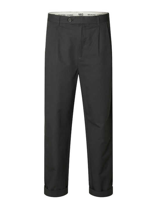 Selected Herrenhose Black