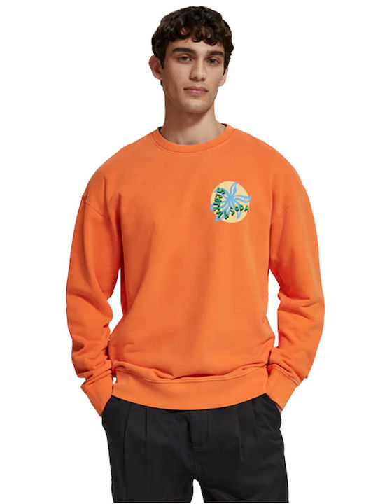 Scotch & Soda Men's Sweatshirt ORANGE 175671-6940