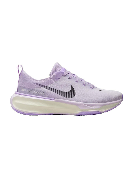 Nike Zoomx Invincible Run Flyknit 3 Women's Running Sport Shoes Purple