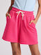 Damen Sportliche Bermuda Rosa