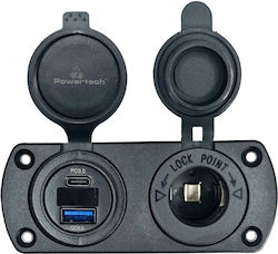 Powertech Boat Power Plug with Panels