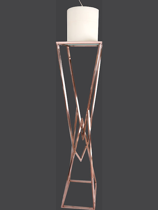 Metallic Pink Candle Holder Fa726690 La Vista Lvs-fa726690