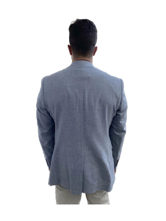 Zen-Zen Men's Suit Jacket Blue