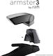 Rati Armster Car PU Armrest for Renault Clio Black