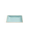 Ready Servierplatte Rechteckig Kunststoff Blau 30.4x21cm 6Stück